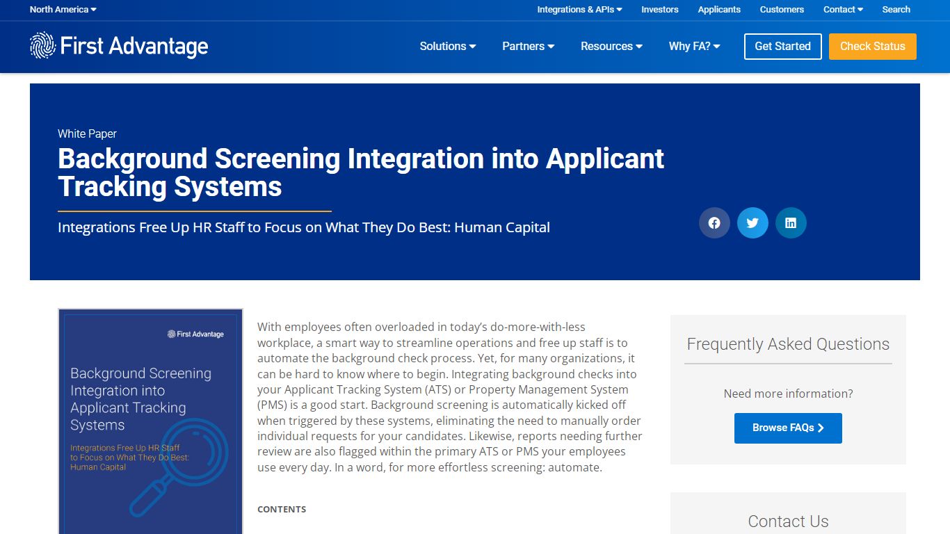 Background Screening Integration into Applicant Tracking Systems ...